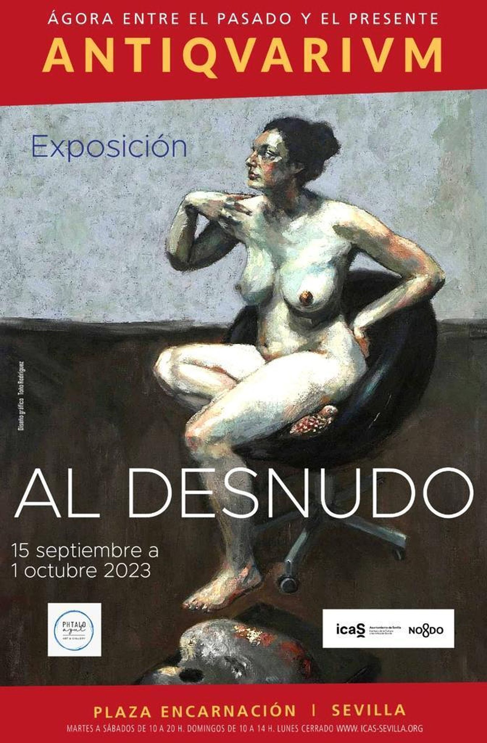 Pintura, escultura y fotografía al desnudo en el Antiquarium