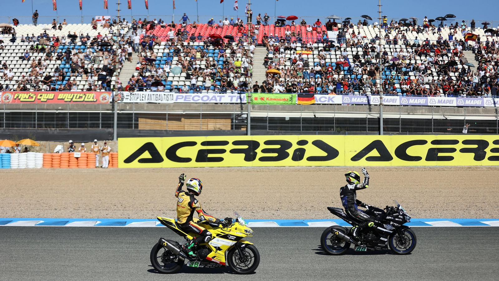Imágenes del sábado en el Mundial de Superbikes en Jerez