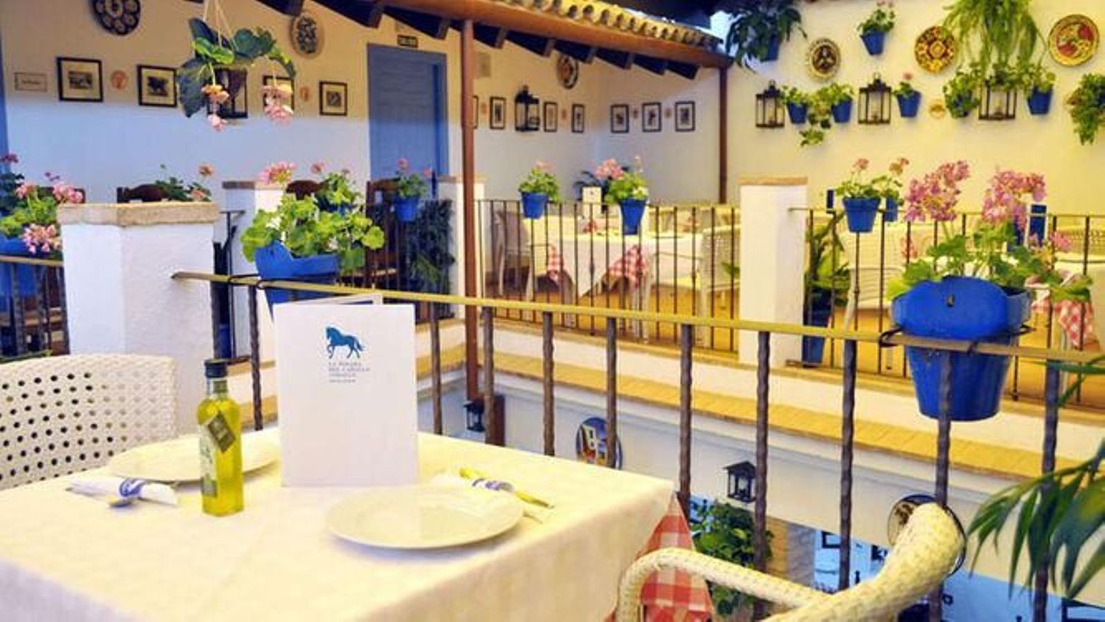 Terraza superior de La Posada del Caballo Andaluz