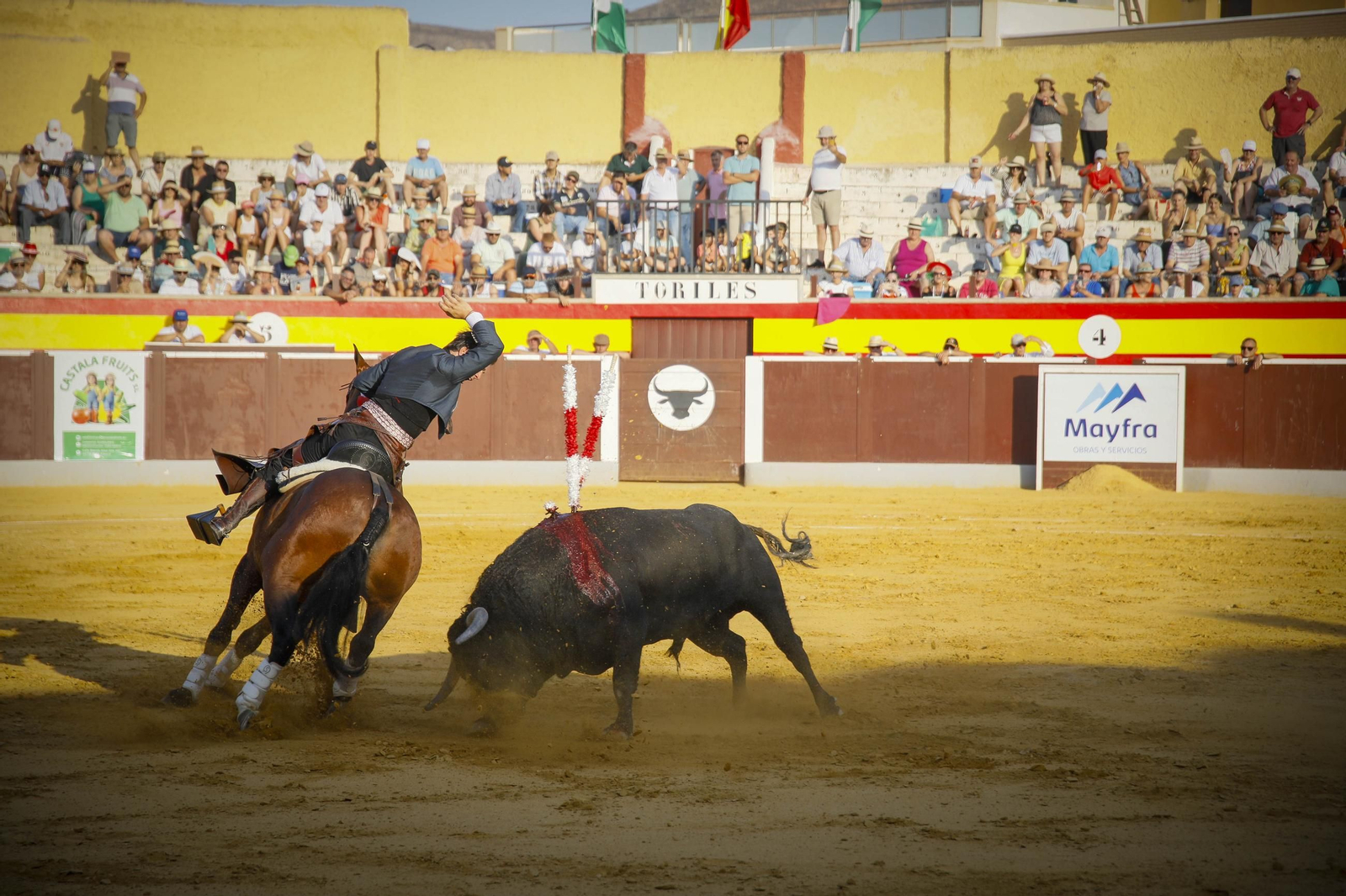 Corrida de toros Berja con un toro indultado, en imágenes