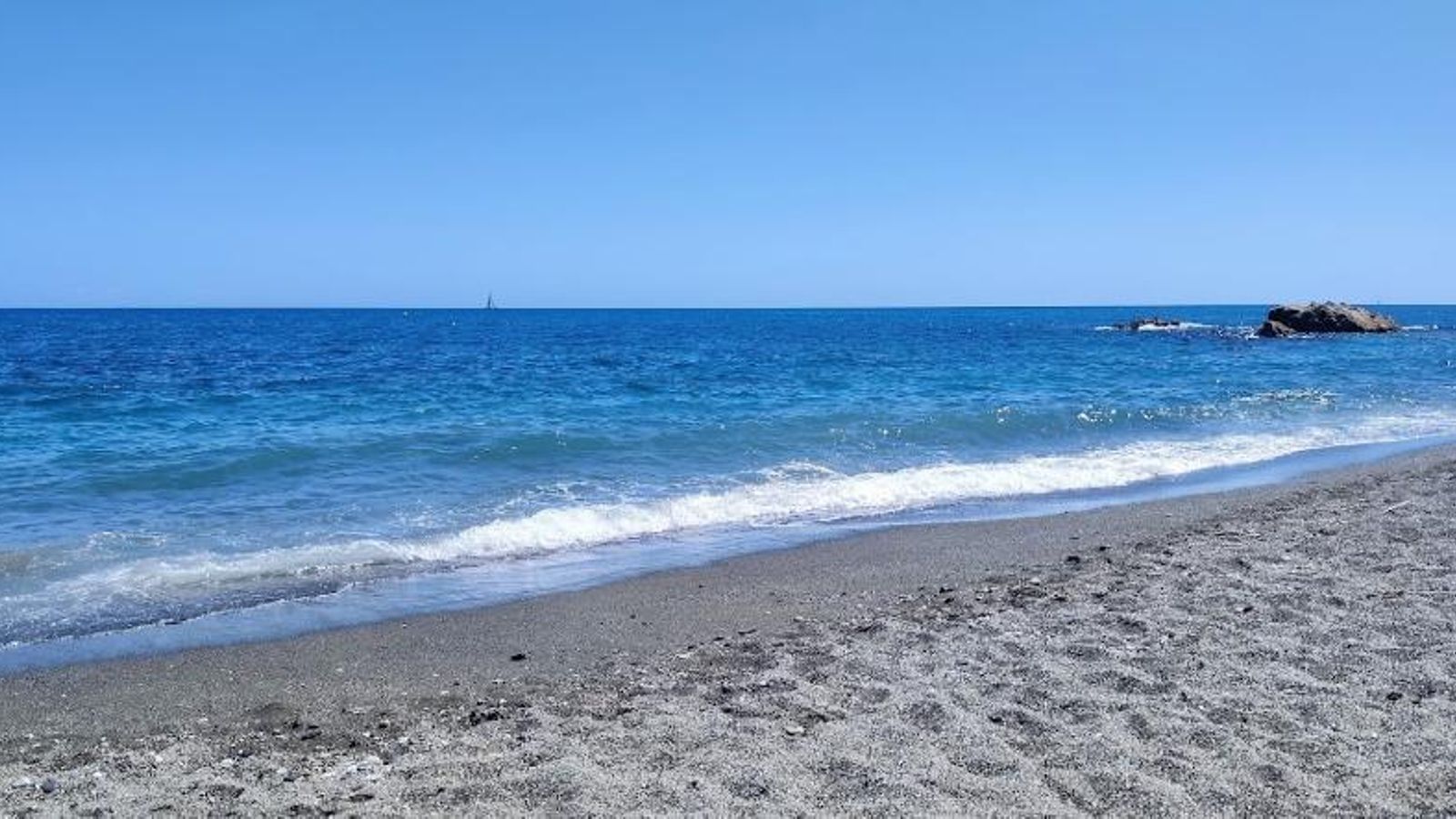 La playa de Tubalita. La playa de Tubalita.