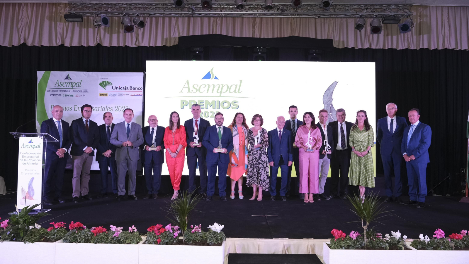 Imágenes de la gala de entrega de los Premios Asempal 2023, en el Hotel Playadulce