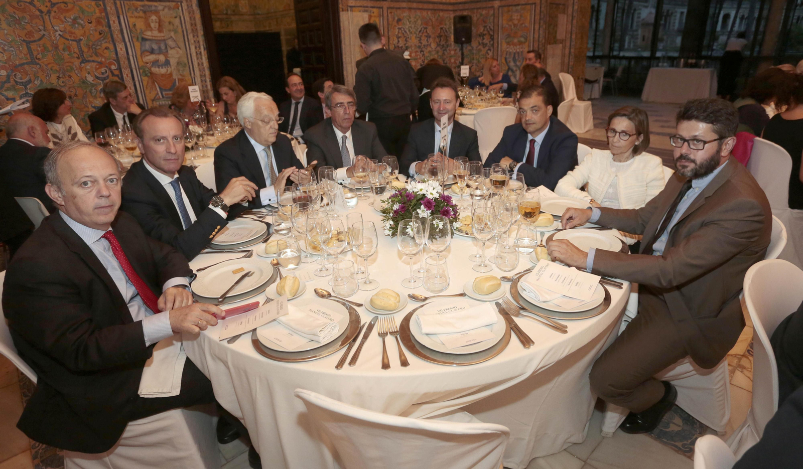 Los asistentes al VII Premio Manuel Clavero