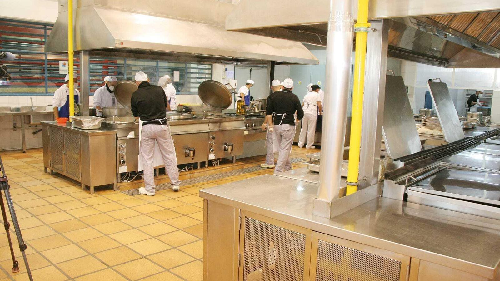 La cocina de la prisión de Puerto 3. La cocina de la prisión de Puerto 3.