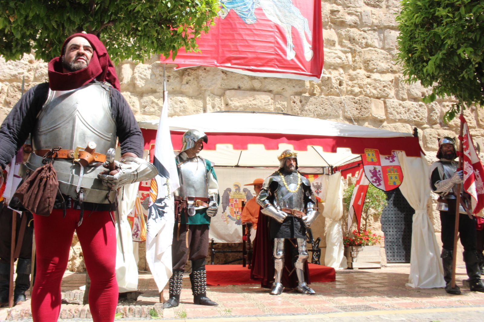 La representación de la entrada de Fernando el Católico en Marbella.
