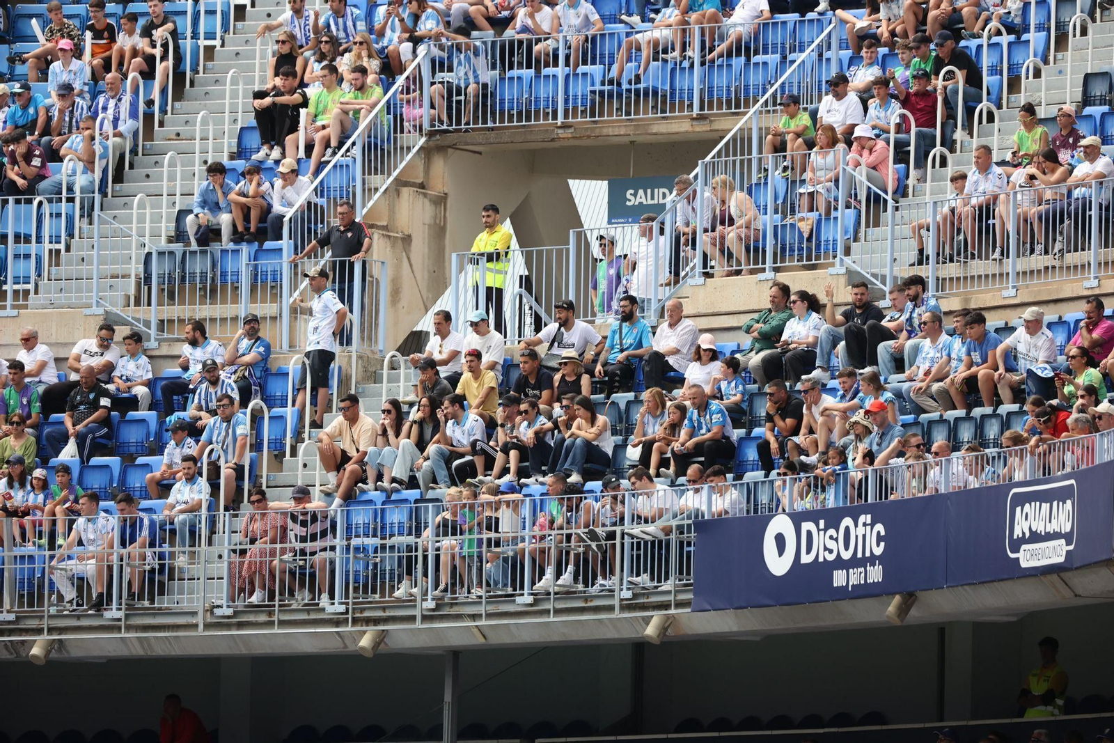 Búscate en el Málaga CF - Mérida en las gradas de La Rosaleda
