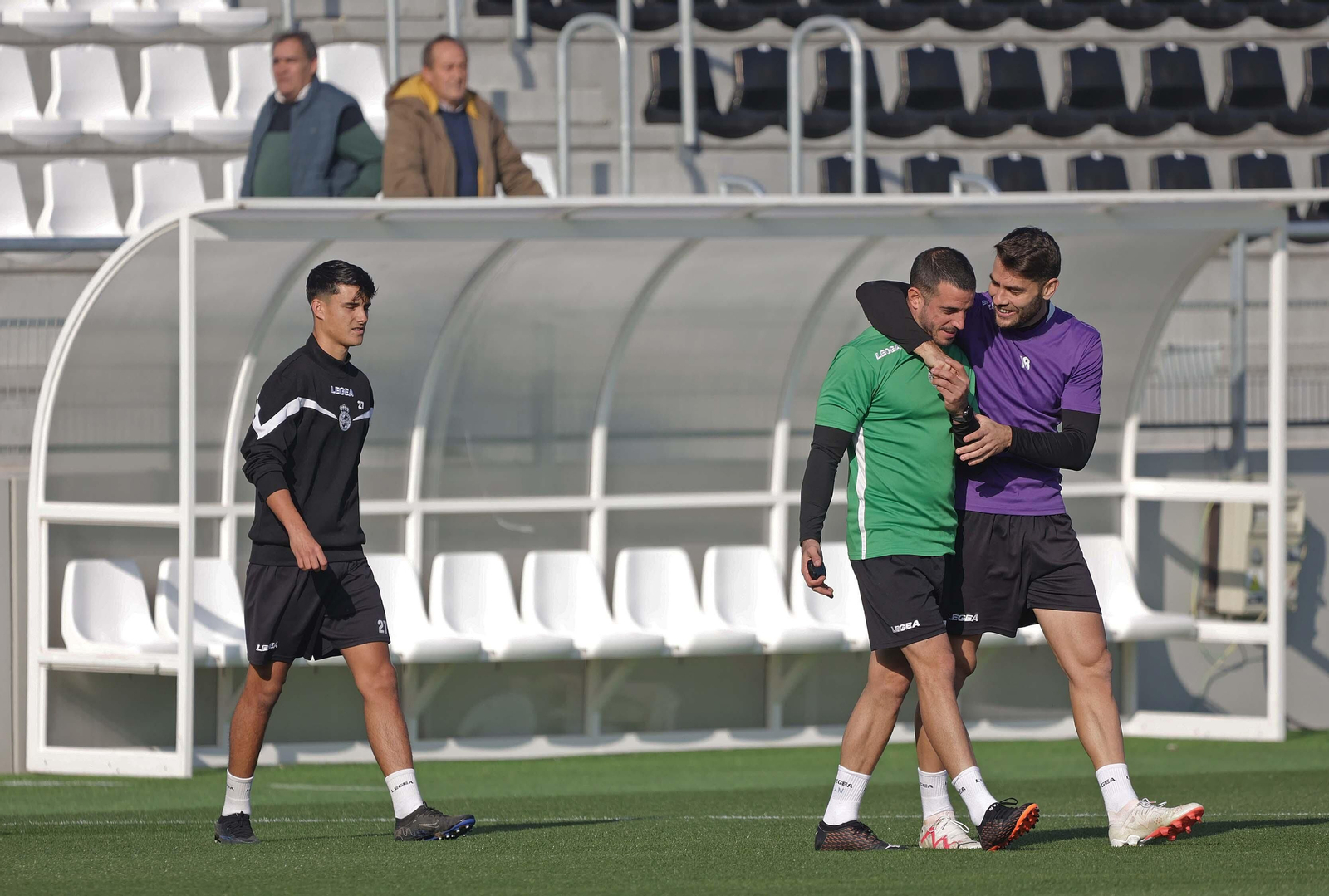 La vuelta a los entrenamientos de la Balona después del descanso de Navidad, en imágenes