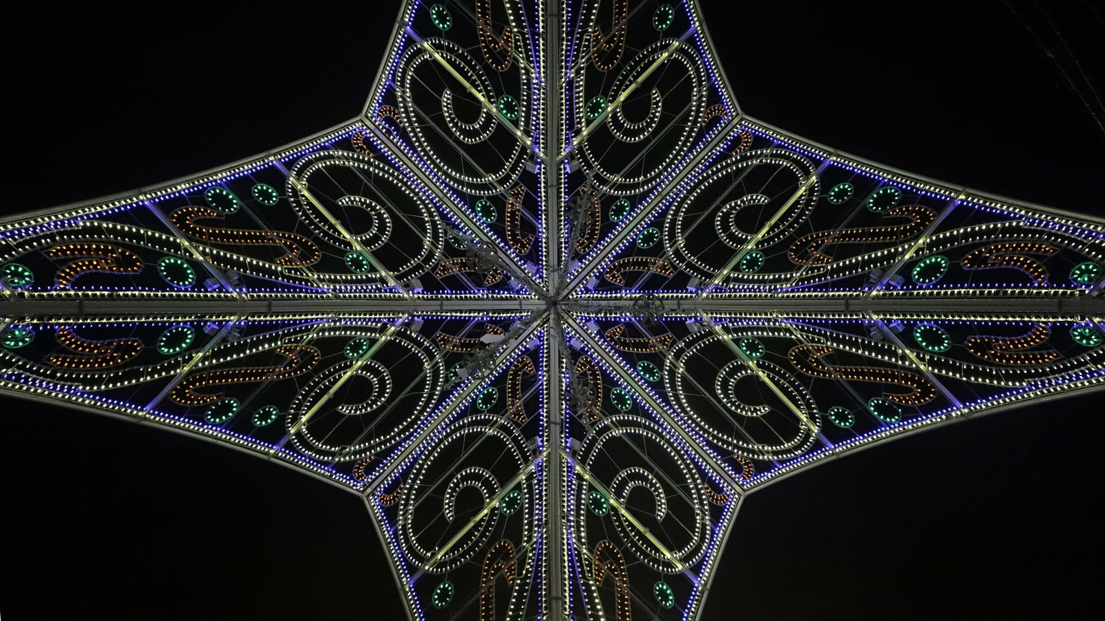 Fotos de la inauguración del alumbrado de Navidad en Algeciras