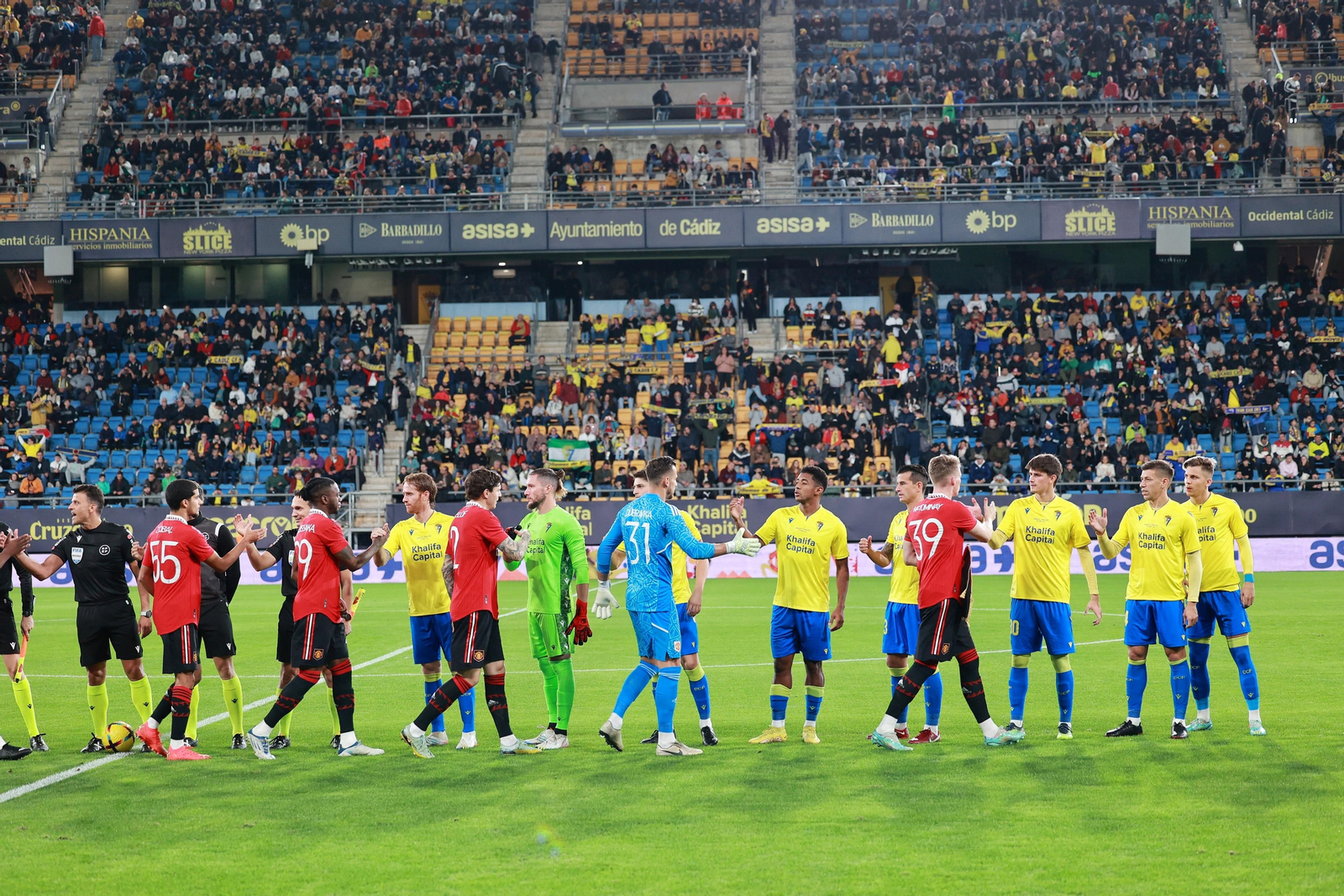 Las imágenes del Cádiz CF-Manchester United