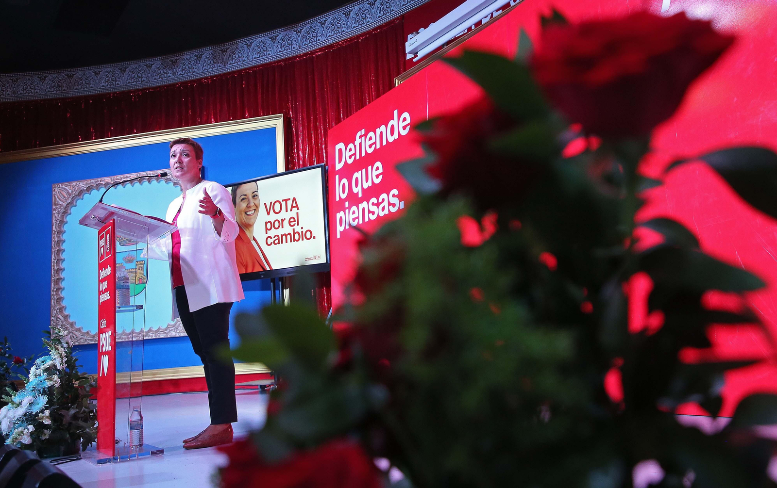 Fotos de la presentación de la candidatura de Gemma Araujo a la Alcaldía de La Línea