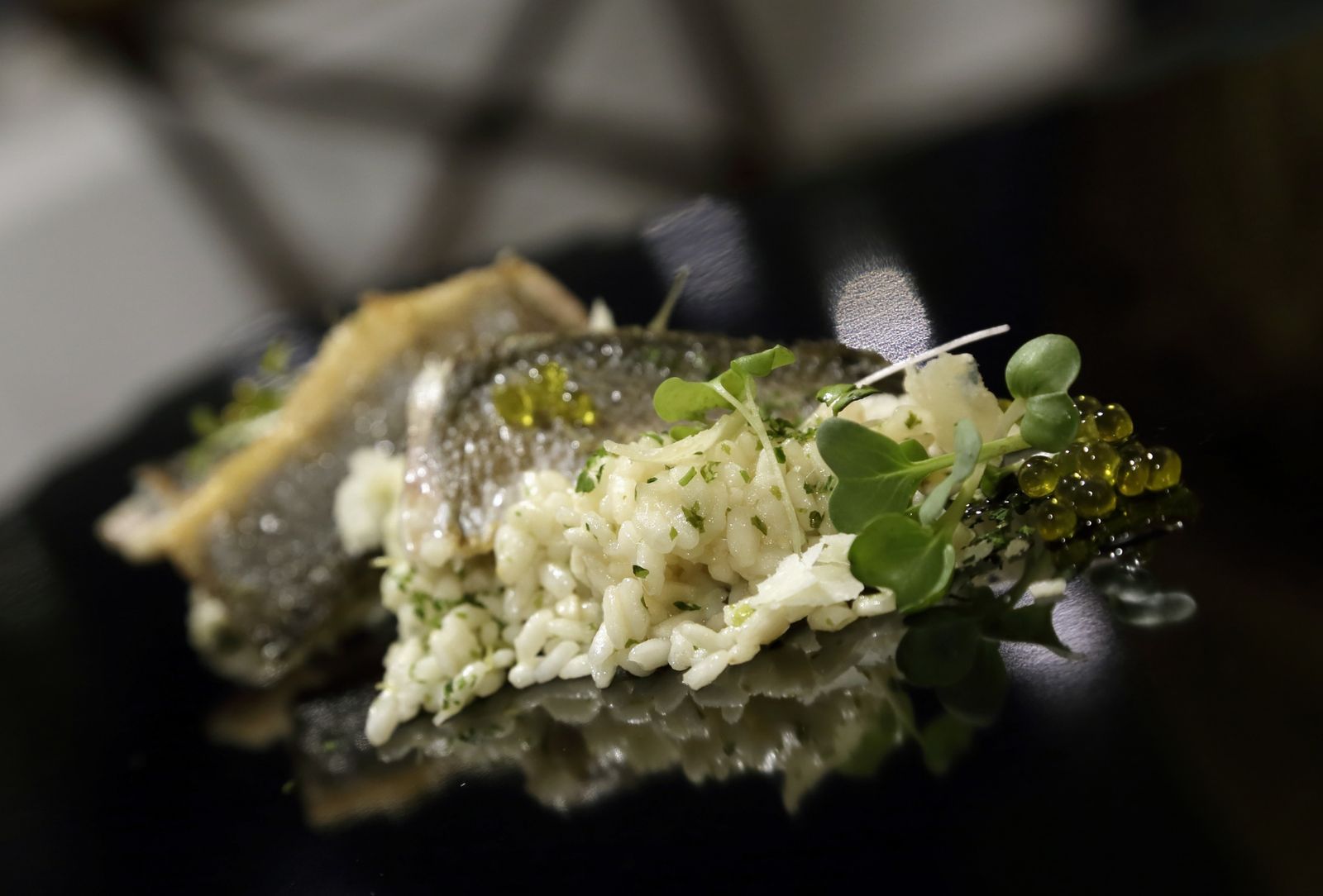 Plato del restaurante Azahar-Hospes Las Casas del Rey de Baeza.