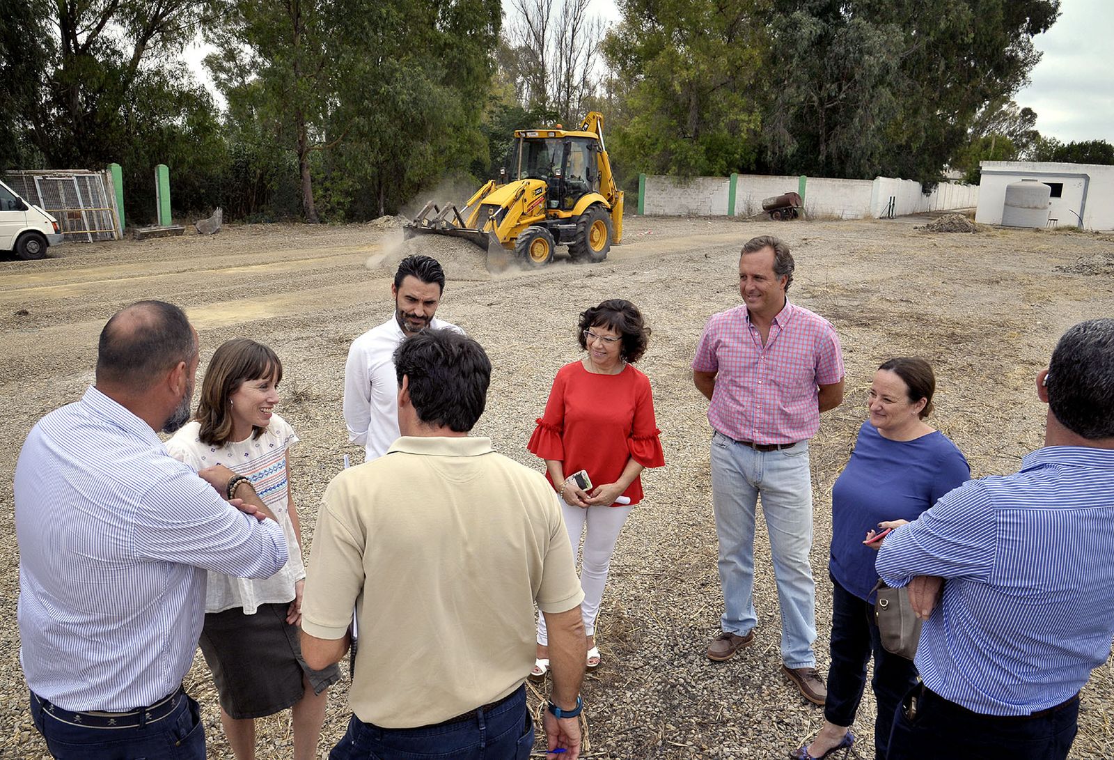 Visita a unas obras del anterior Plan Invierte en San Isidro.