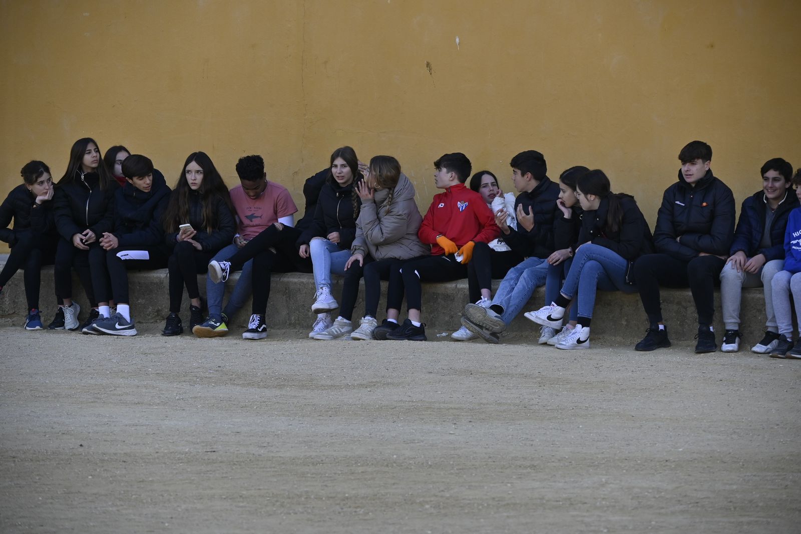 Imágenes del simulacro de incendio en el Funcadia