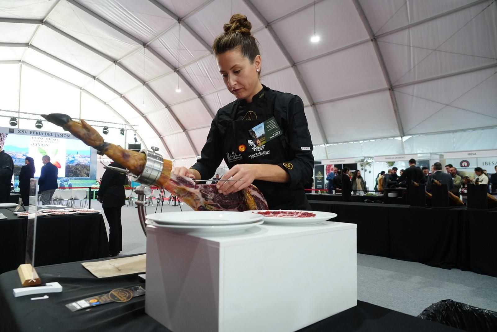 El último día de la Feria del Jamón 100% Ibérico de Los Pedroches