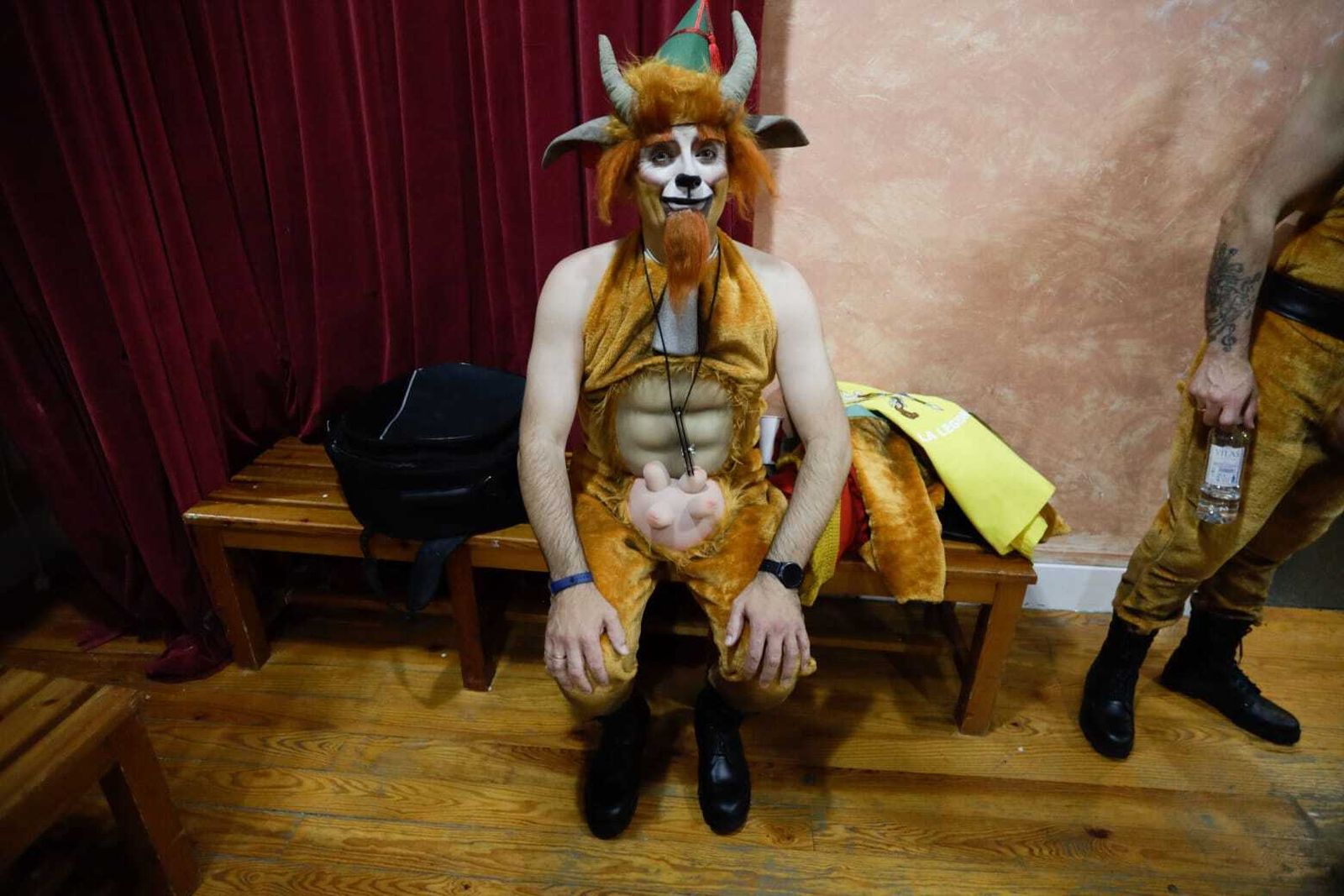 El ambiente en los camerinos