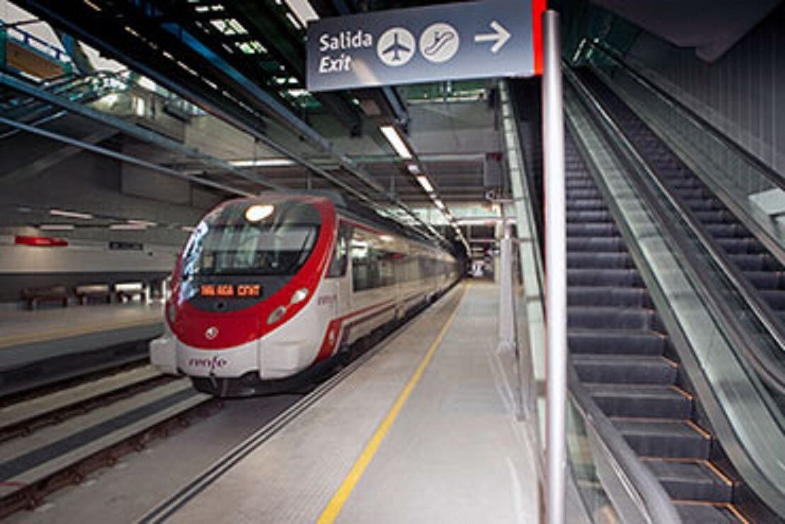 Un tren cercanías de Renfe