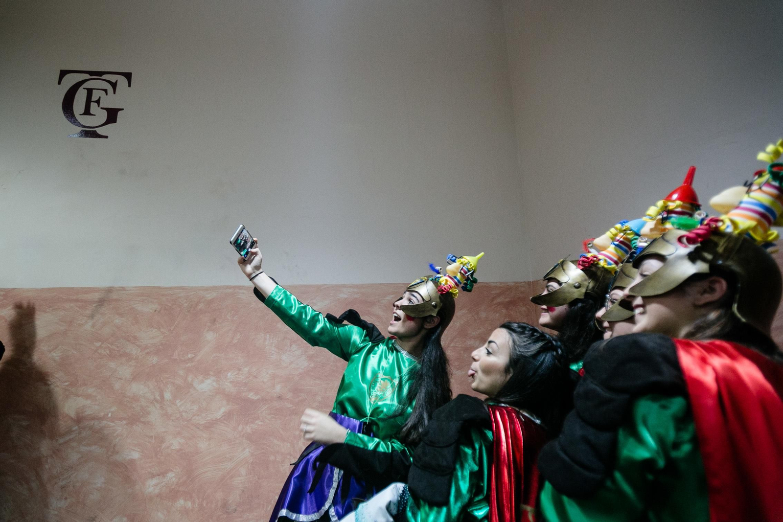 Integrantes del coro juvenil Juego de coros.