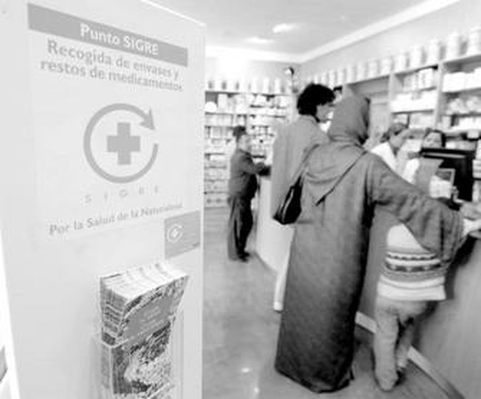 Una de las farmacias con Punto Sigre.