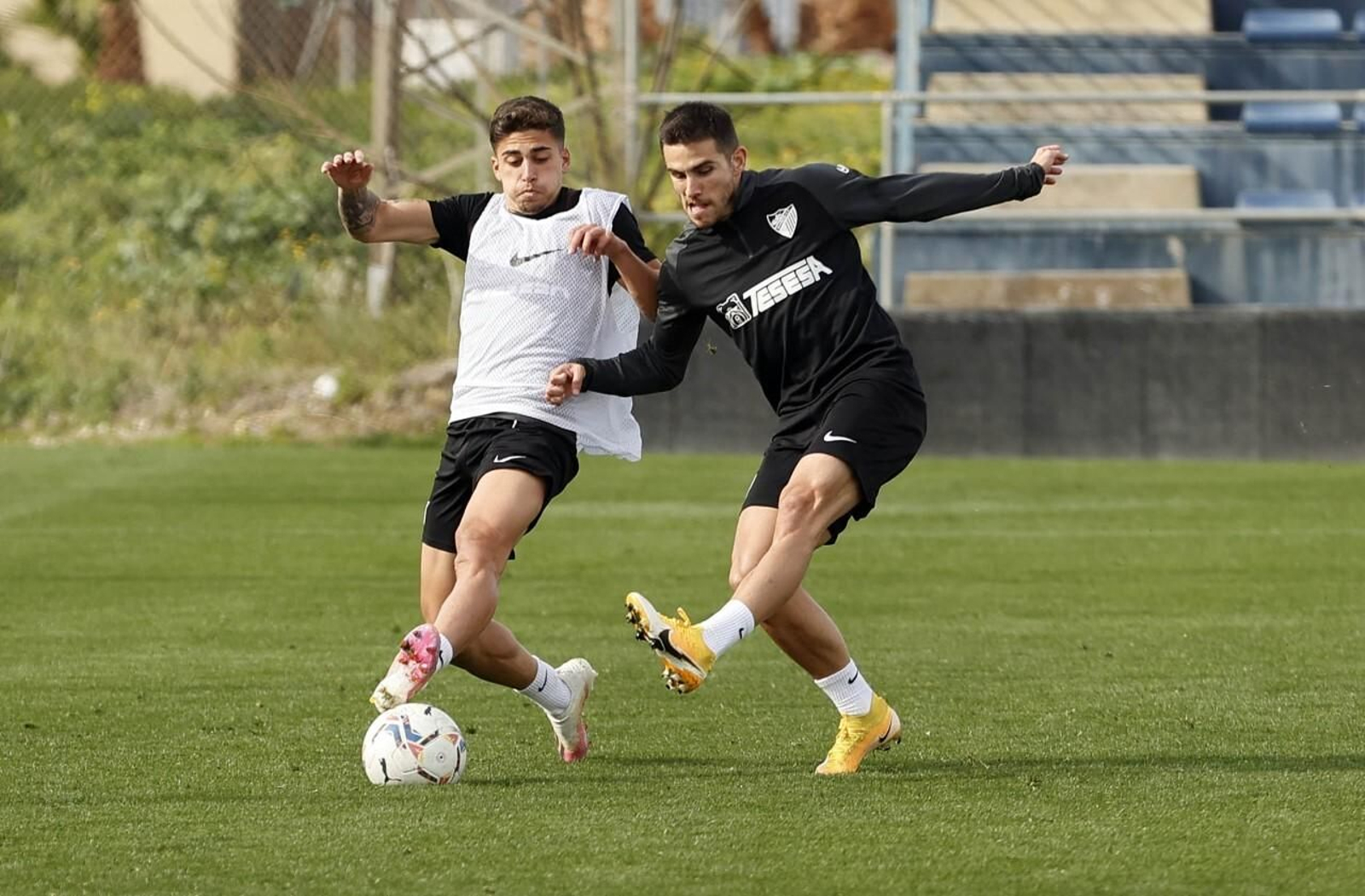 Las fotos del entrenamiento del Málaga CF