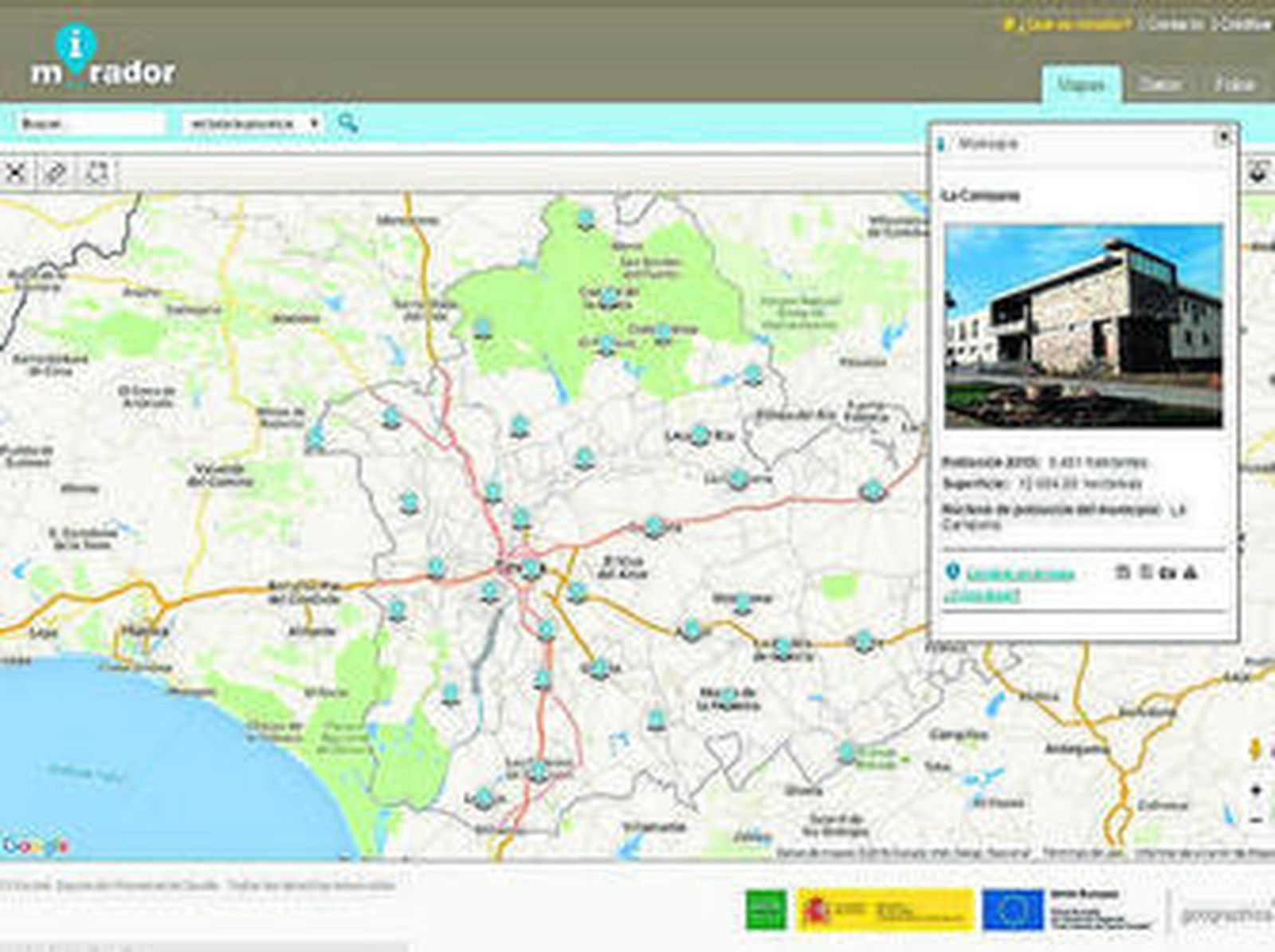 Un sistema de información útil de 102 municipios