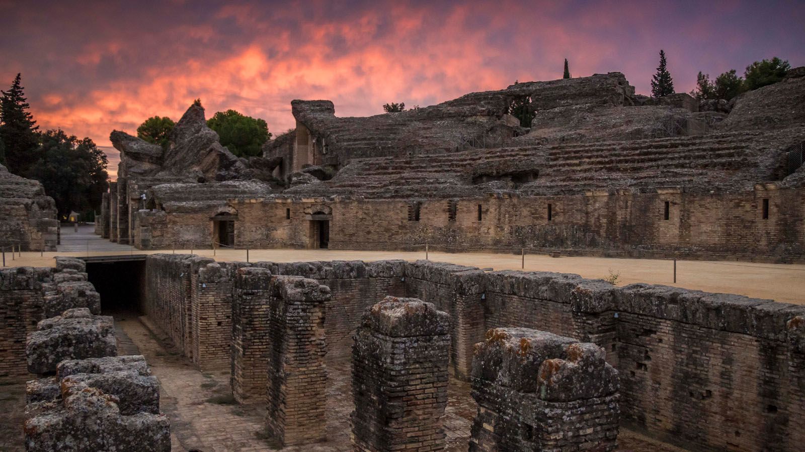 Las ruinas romas de itálica