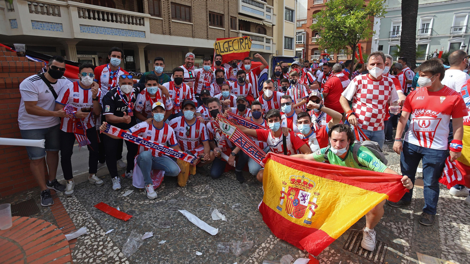 Fotos de la afición del Algeciras CF