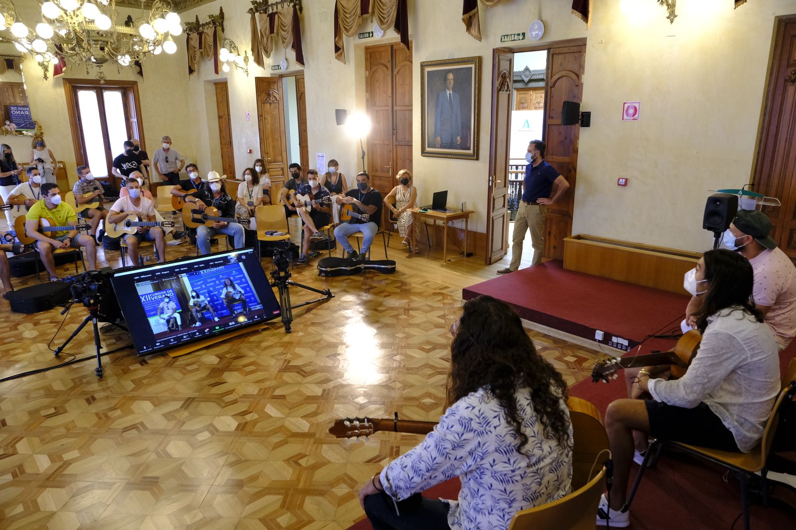 Fotogalería curso de guitarra flamenca de Tomatito. Almería