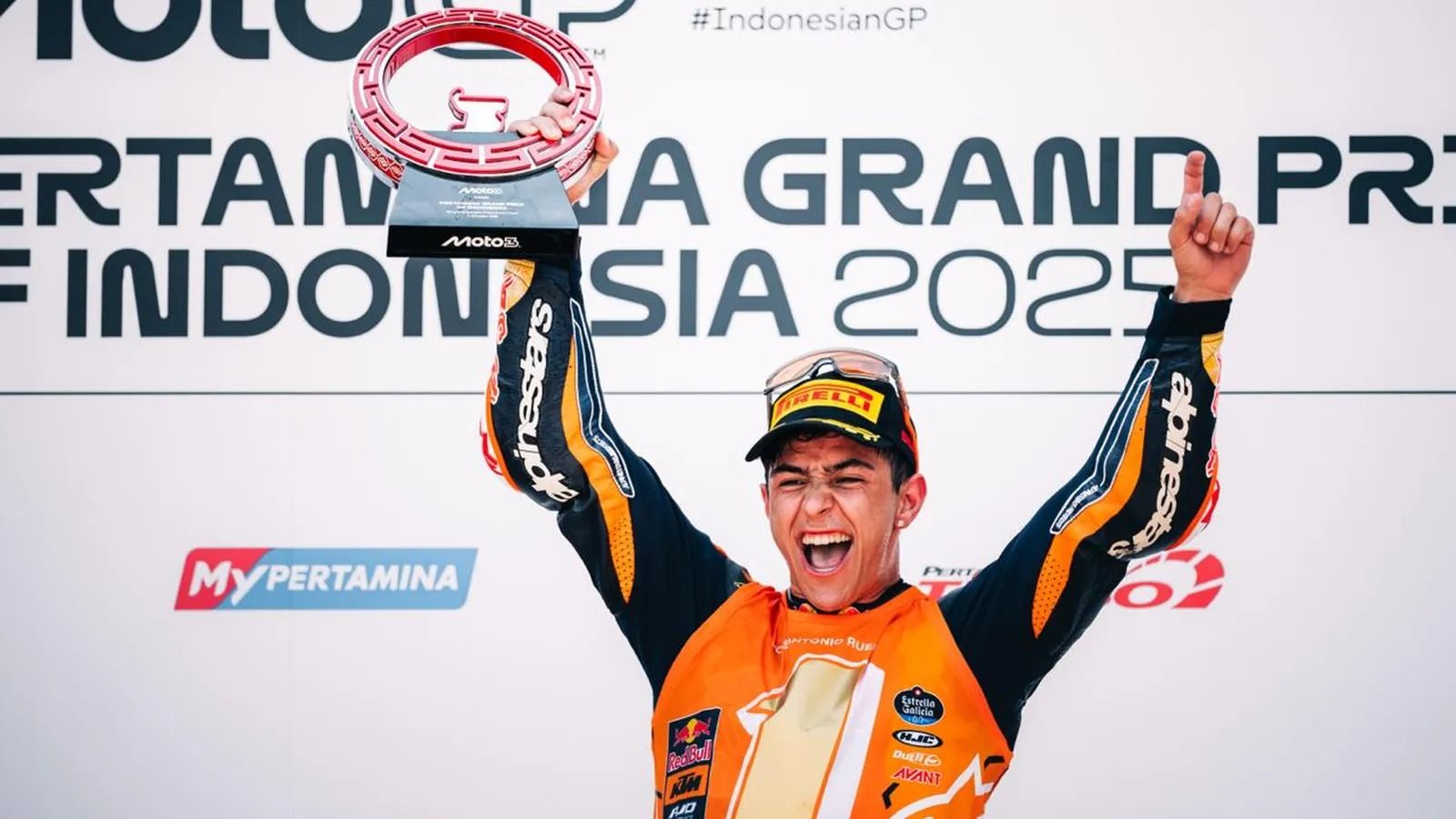 José Antonio Rueda, primer andaluz campeón del mundo de Moto3.