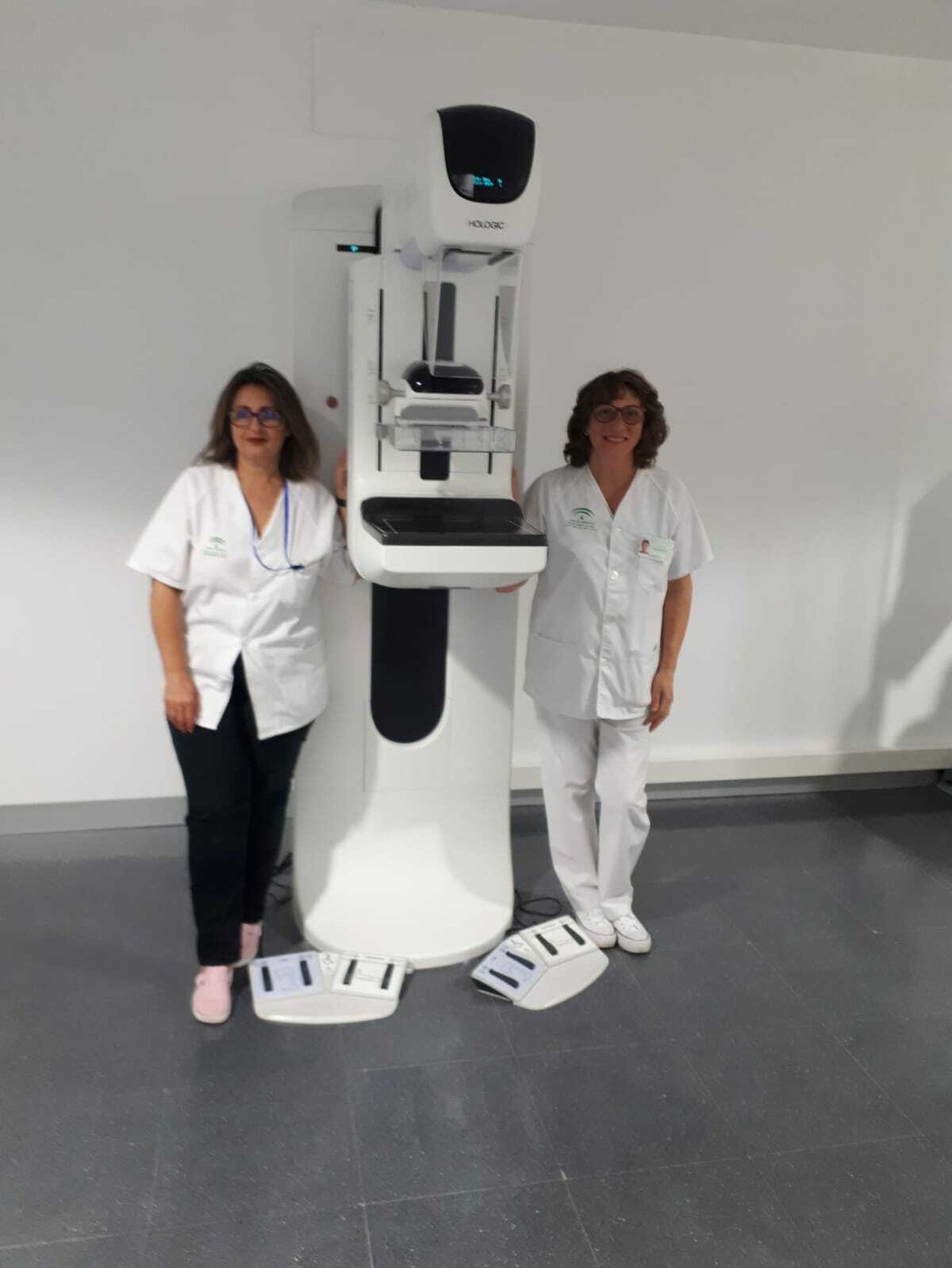 El mamógrafo, que funcionará en el centro de salud Clara Campoamor de Mairena del Aljarafe.