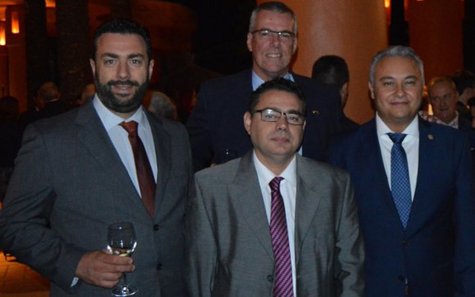 Antonio Romero, Luis Cabello, Domingo Villero y Johan Van Vrenhoven.

Foto: Ignacio Casas de Ciria