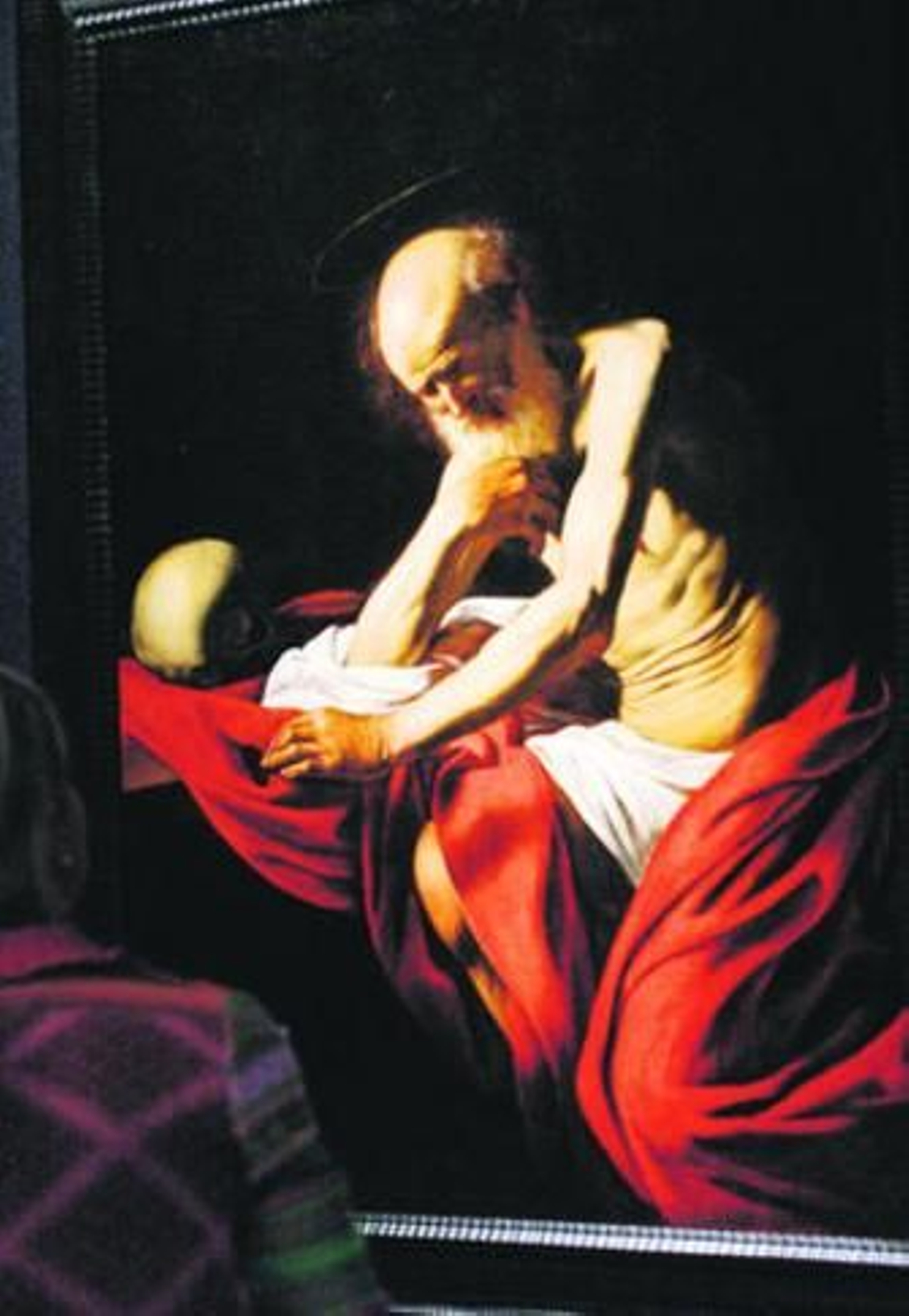 Cuadro de 'San Jerónimo' pintado por Caravaggio y que se puede contemplar en El Prado.