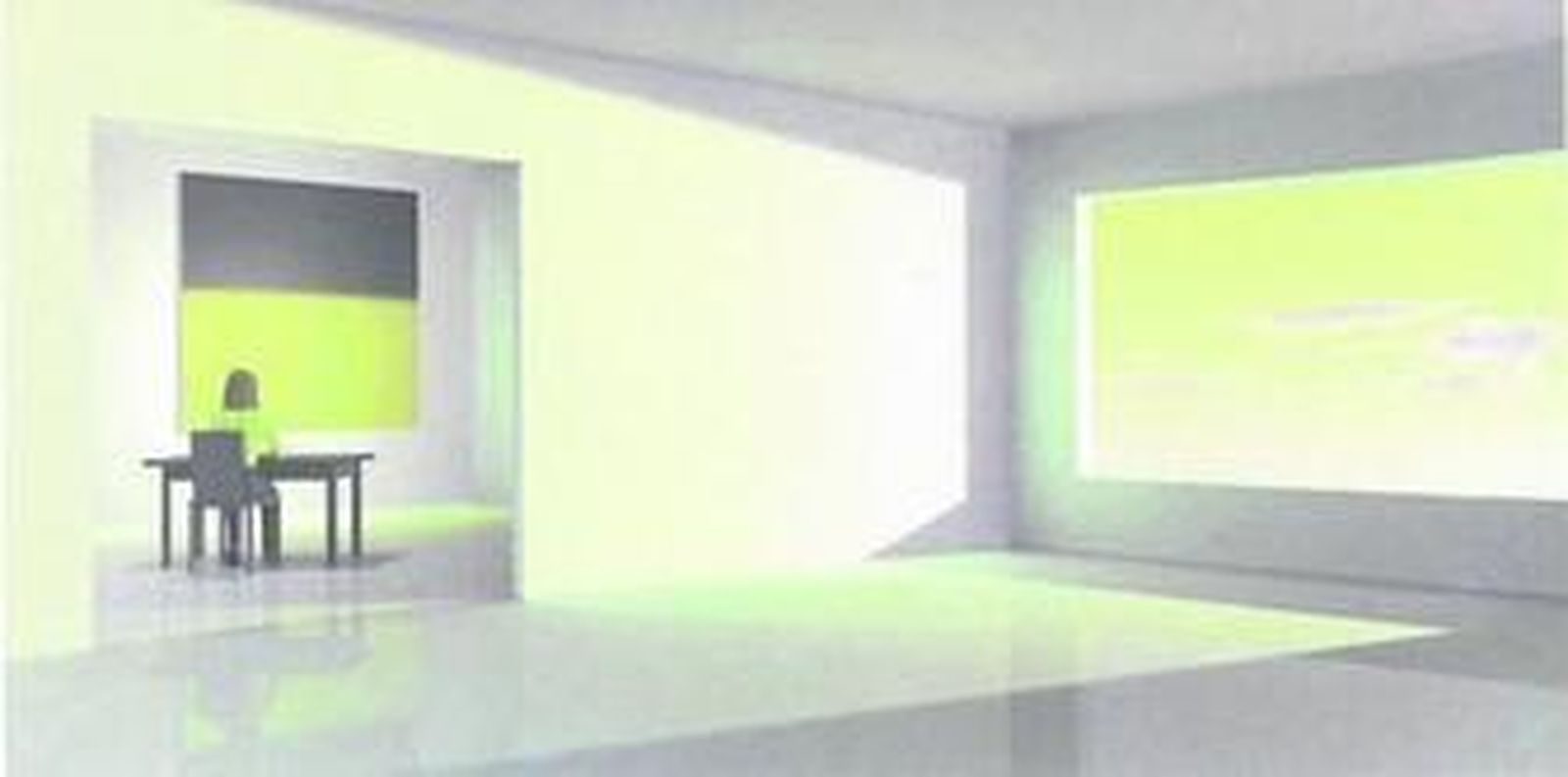 1. Óscar Seco y Felipe Benjumea junto a la obra ganadora, 'Little Nemo in Secoland'. 2. 'Belleza más allá de las formas' de Koldo Etxebarria. 3. 'Naturaleza muerta con árbol' de Helí García. 4. Salas de la muestra con la obra de Greta Chicheri en primer término.