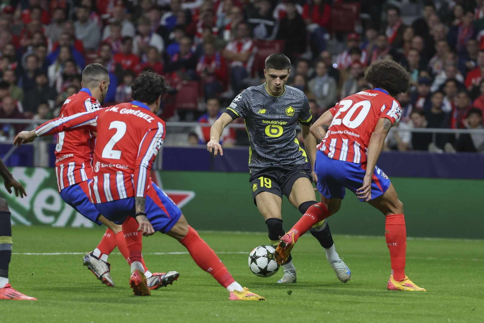 Las mejores imágenes del Atlético de Madrid en su duelo contra el Lille