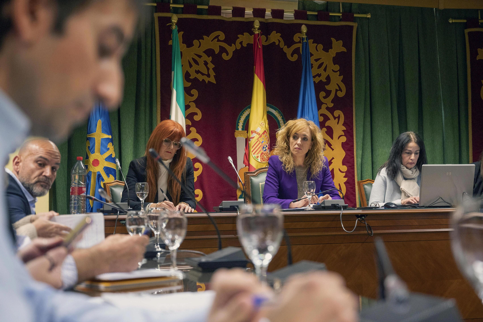 Pleno extraordinario de Maracena tras producirse el secuestro.