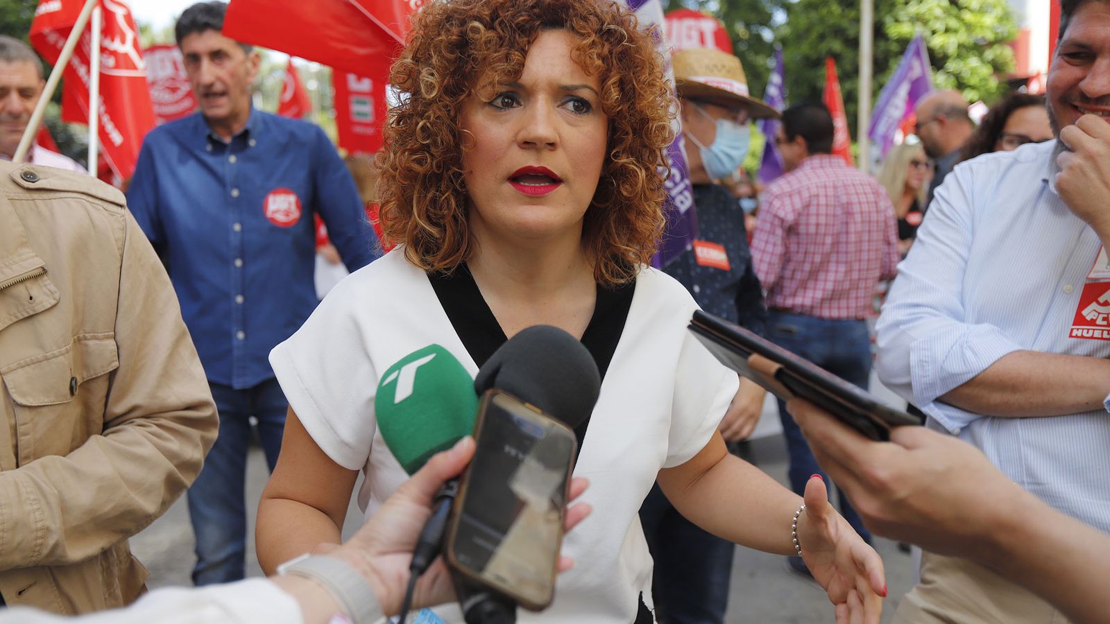 María Eugenia Limón, secretaria general del PSOE de Huelva.