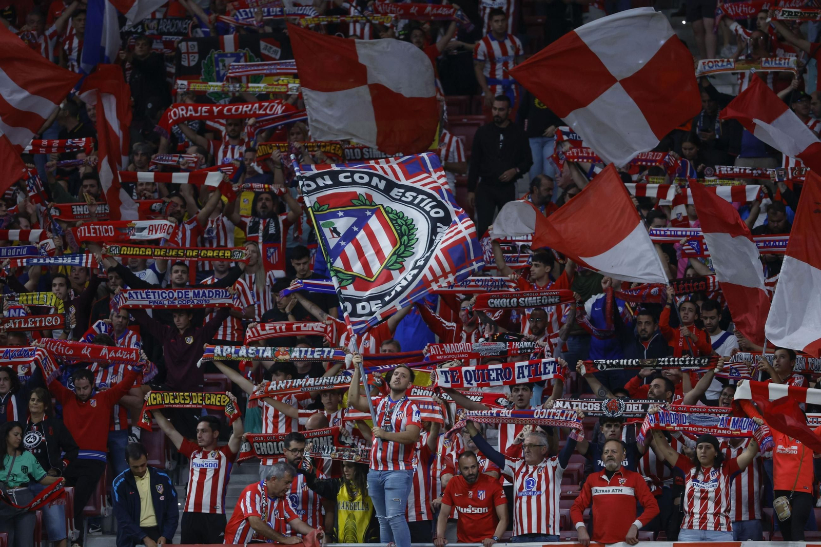 Las fotos del Atlético de Madrid-Eintracht