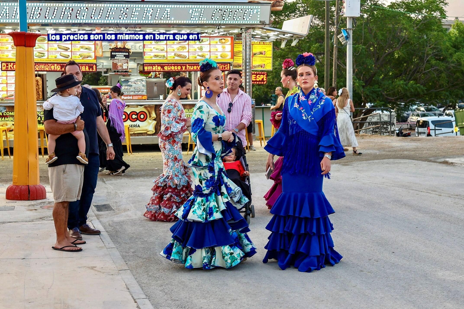 Imágenes de las primeras horas de la Feria del Corpus 2025