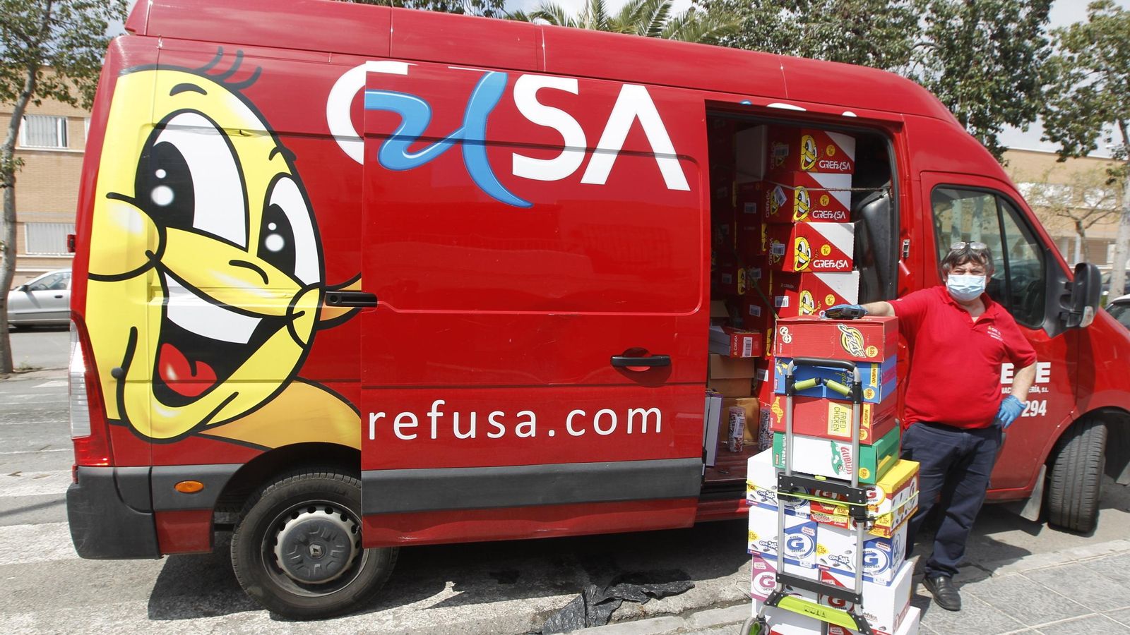 José Martínez, repartidor de chucherías