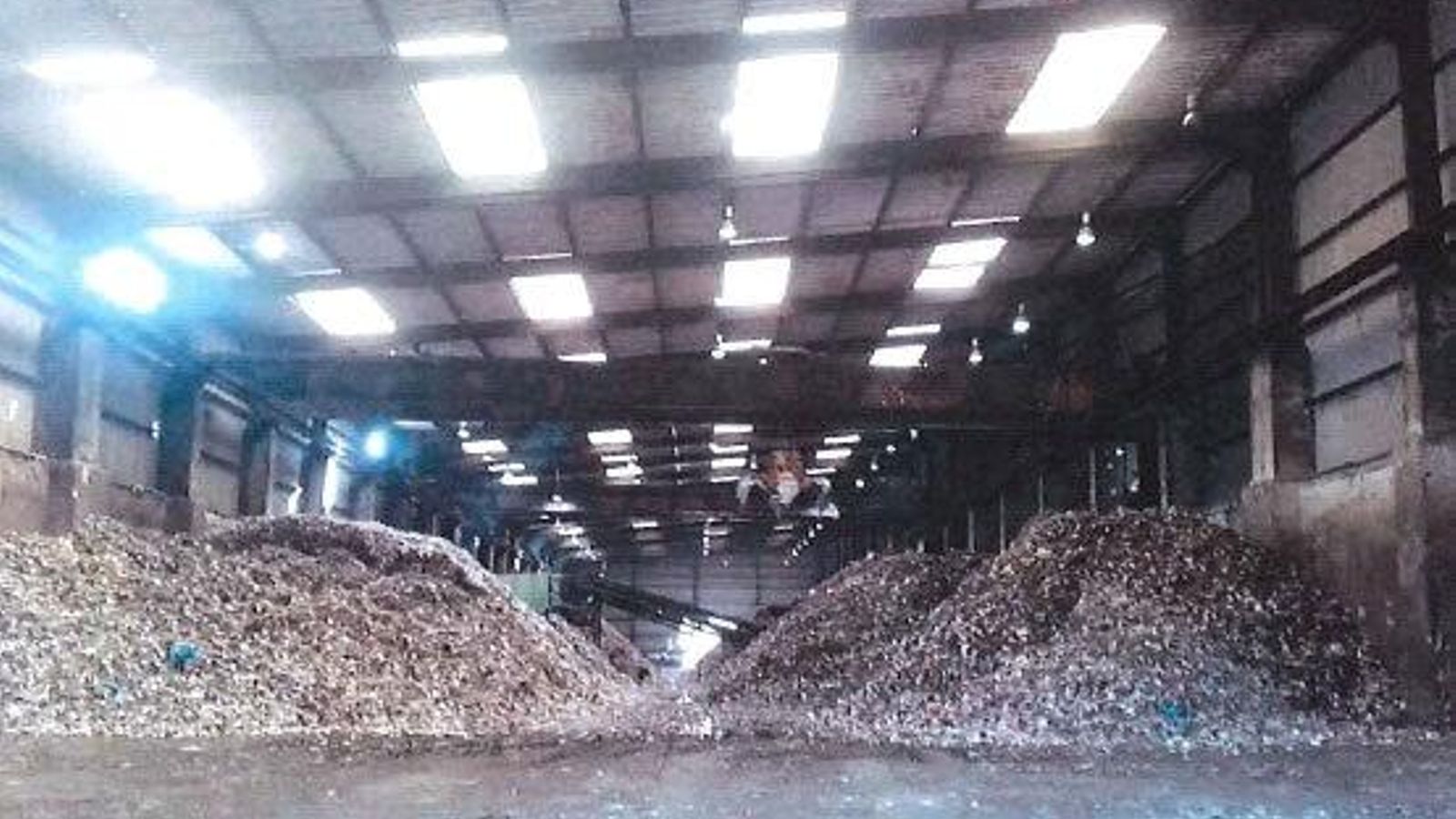 Nave de fermentación en la planta de Cónica-Montemarta que da servicio a los grandes municipios de Sevilla.