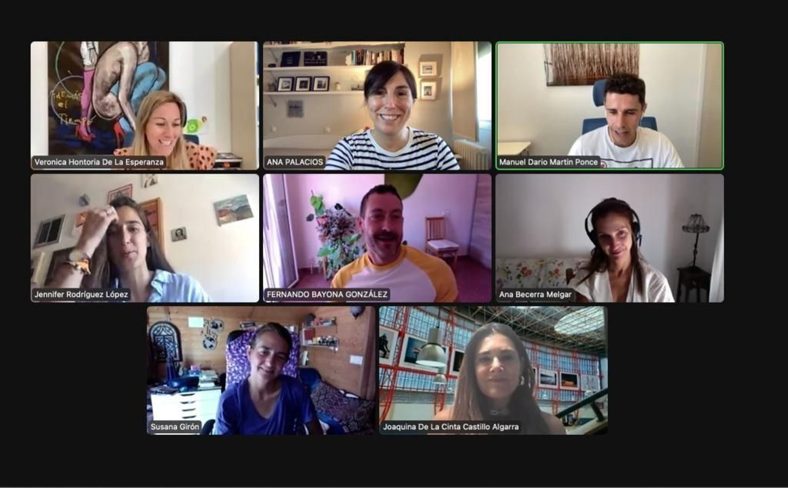 Miembros del jurado del Contemporarte.