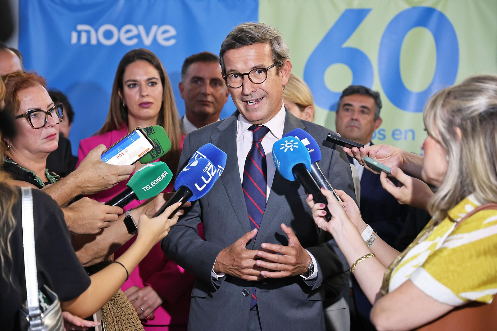 Imágenes de la celebración del 60 aniversario de Moeve en Andalucía