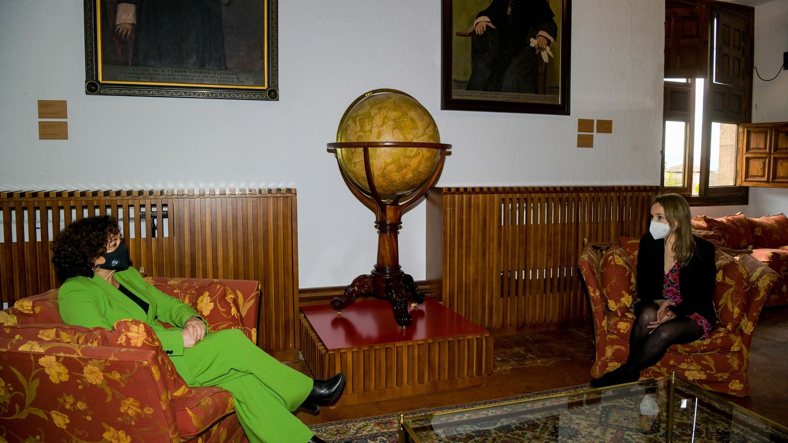 Un momento de la charla entre Pilar Aranda y Verónica Recchioni.