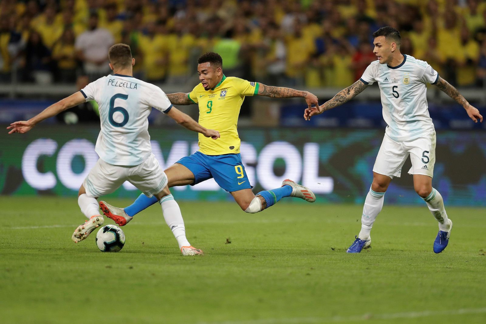 Las imágenes del Brasil-Argentina de la semifinal de la Copa América