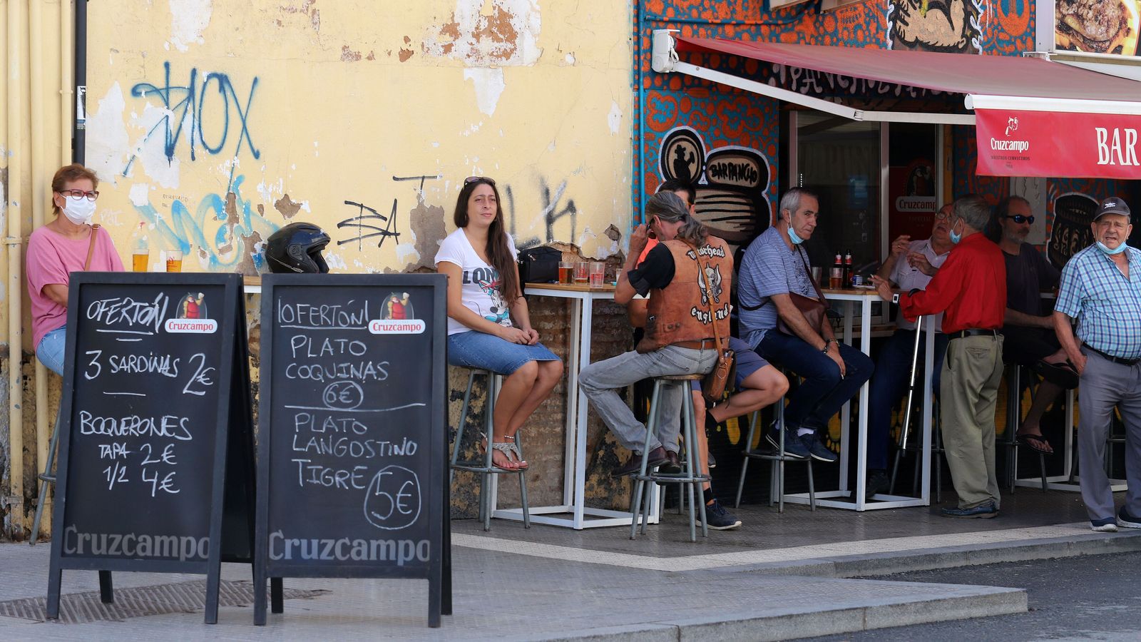 Un local de hostelería en Huelva.