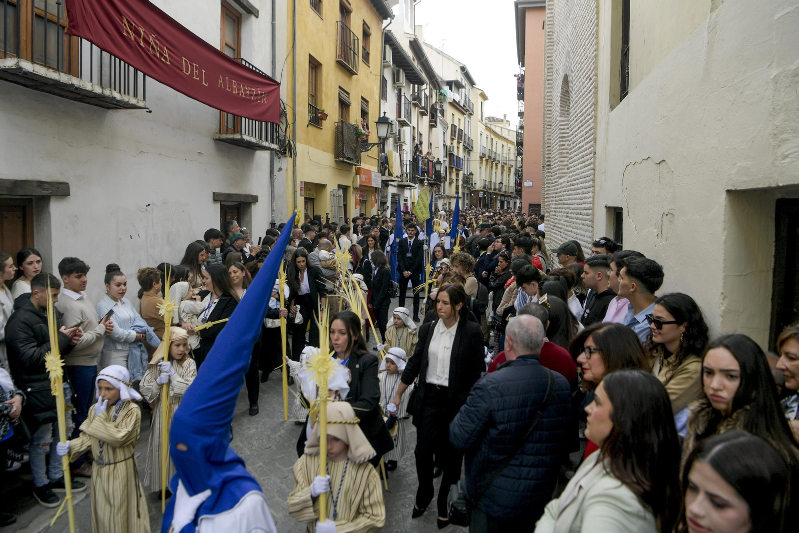 Así vivió Granada la salida de la Hermandad de la Borriquilla 2025