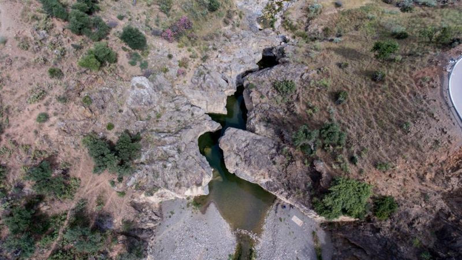 El Charco del Infierno, desde arriba. El Charco del Infierno, desde arriba.