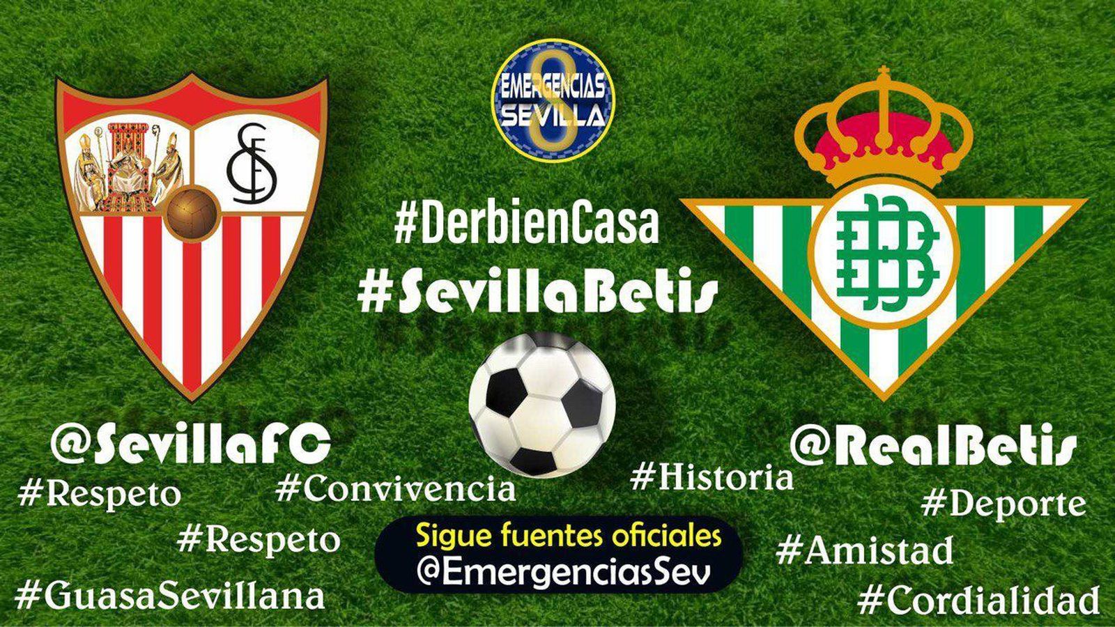 Carátula editada por Emergencias para evitar las aglomeraciones y por el derbi en casa.