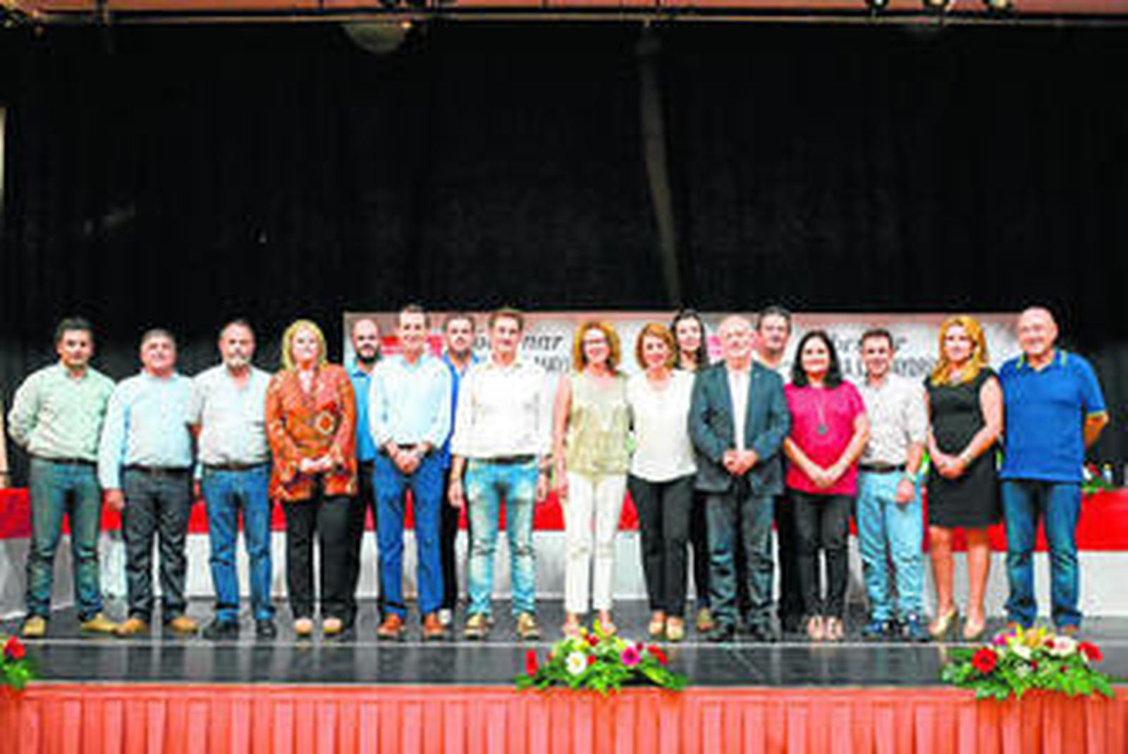 Los candidatos socialistas por la provincia de Almería a las Cortes Generales.