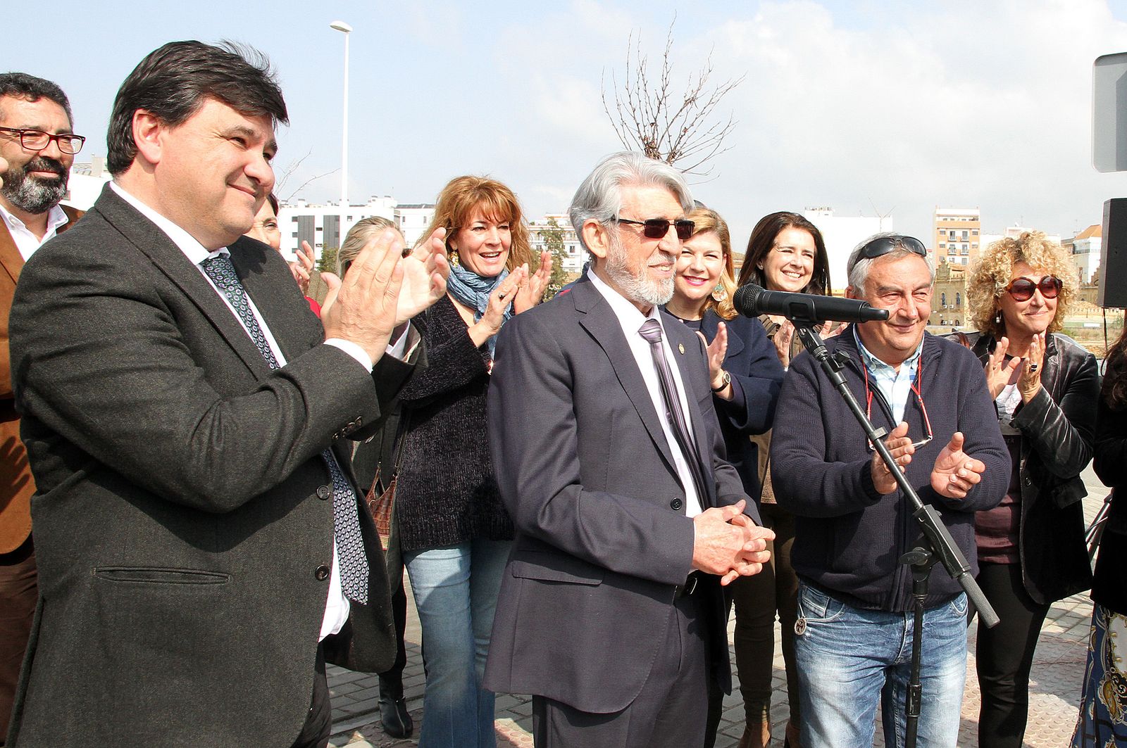 Inauguración de la Calle Doctor Cristóbal Gangoso, en imágenes