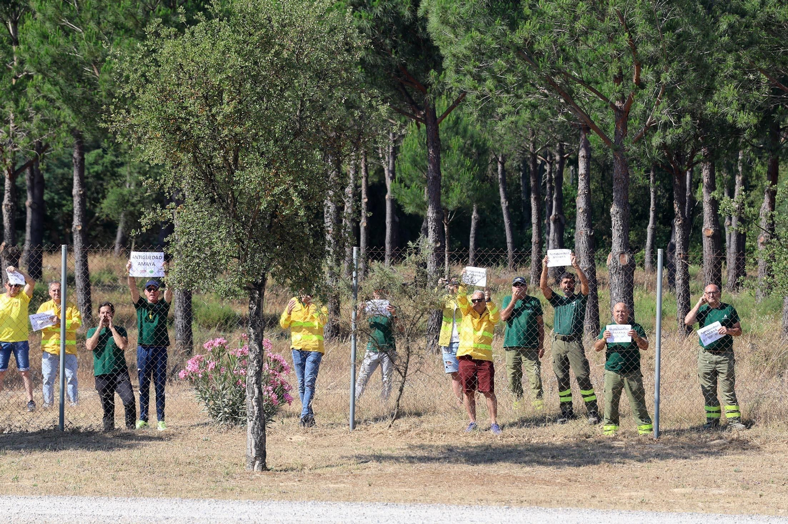Imágenes de la presentación del Plan Infoca 2024 de prevención de incendios forestales